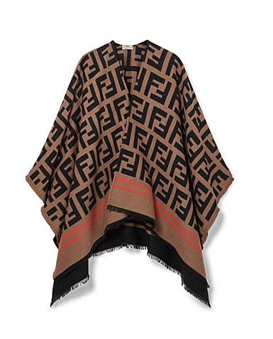 shawl fendi|fendi poncho women's.